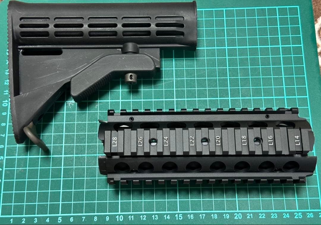 GHK M4 RAS付属品　ハンドガード ストックセット