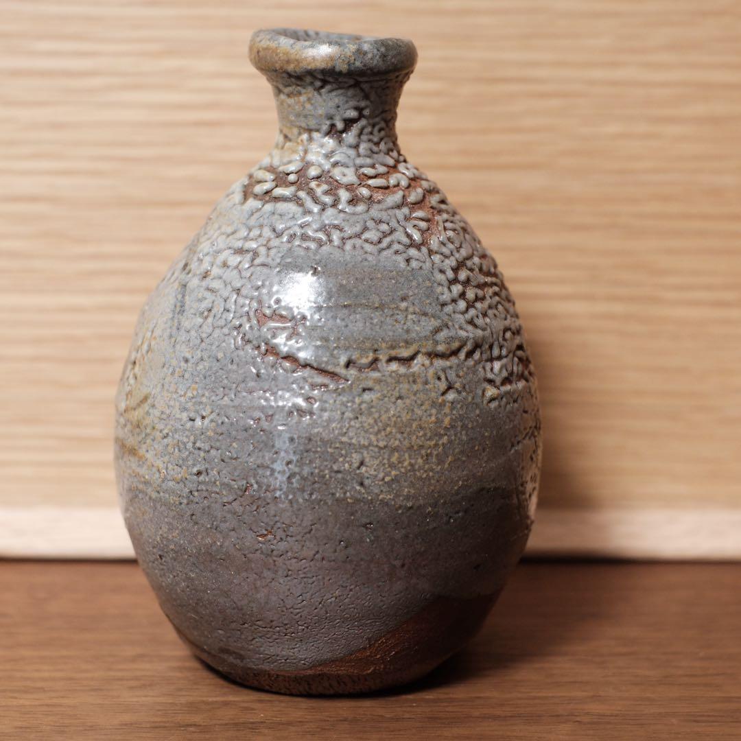 【12月13日まで】丸田宗彦　絵唐津窯変徳利　共箱　共布　栞付き　最高の上り。