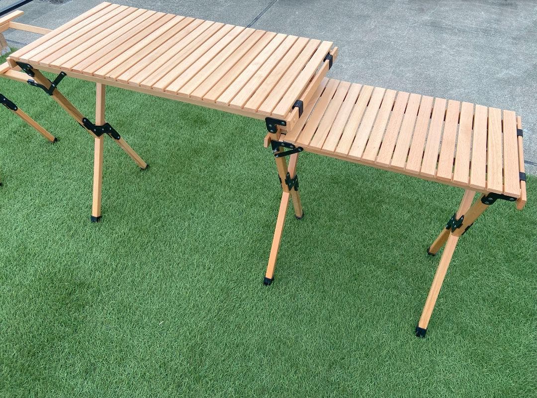 nicoFIELDOOR ウッドロール　キッチンテーブル ツーバーナー対応