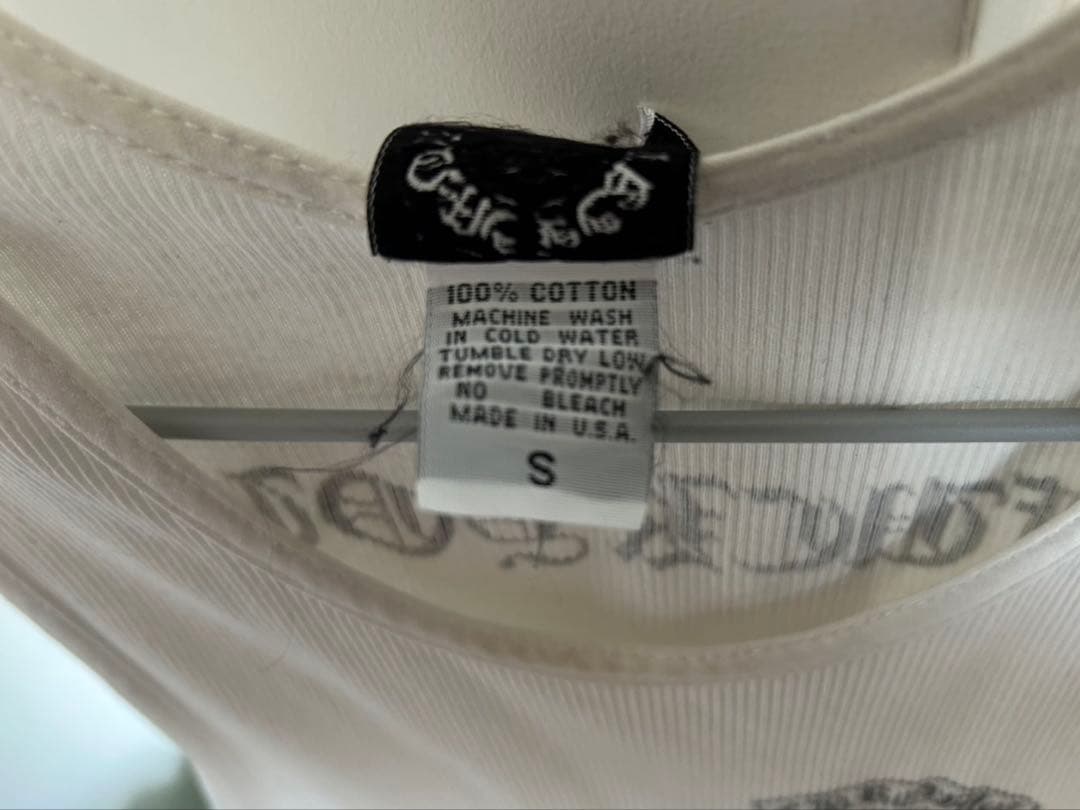 Chrome Hearts ホワイト タンクトップ