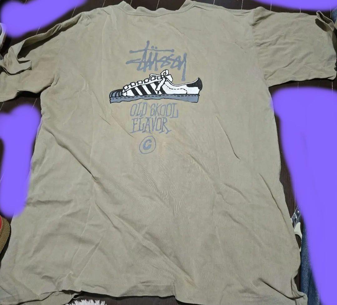 トップス STUSSY sneakers t used L