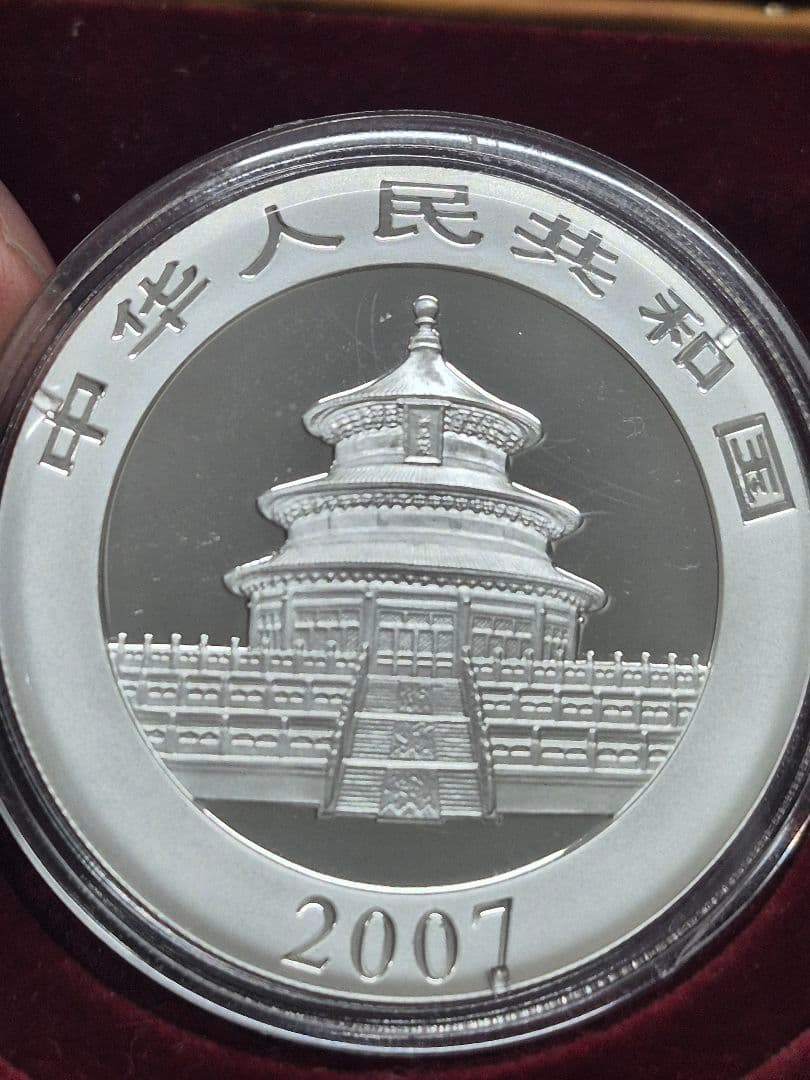 中華人民共和国 パンダ硬貨 10元 2007年