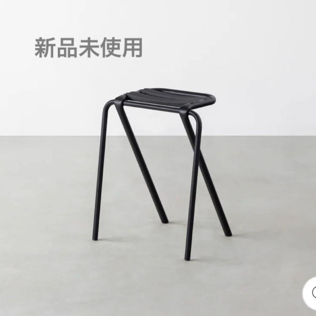 未使用 ブラック DUENDE　BENT STOOL　フレキシブルな スツール