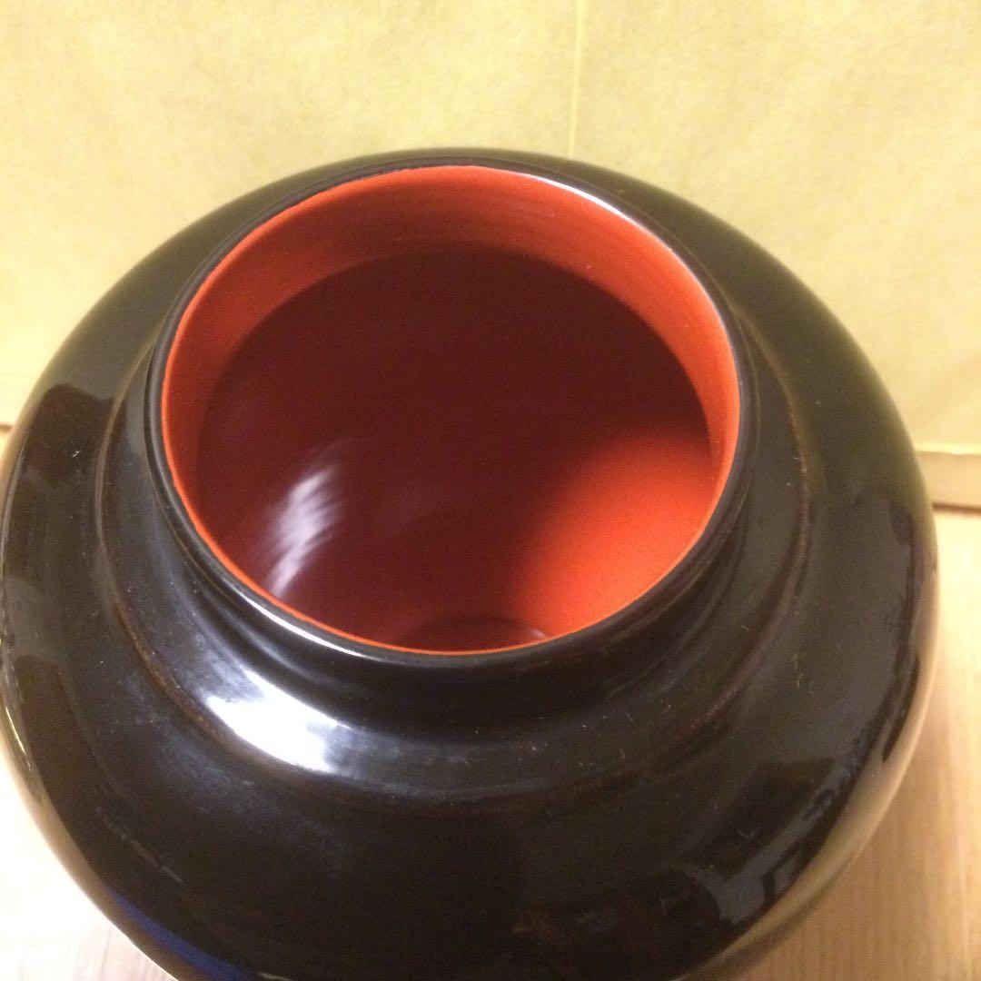 茶器、中国福建省産黒漆小壺