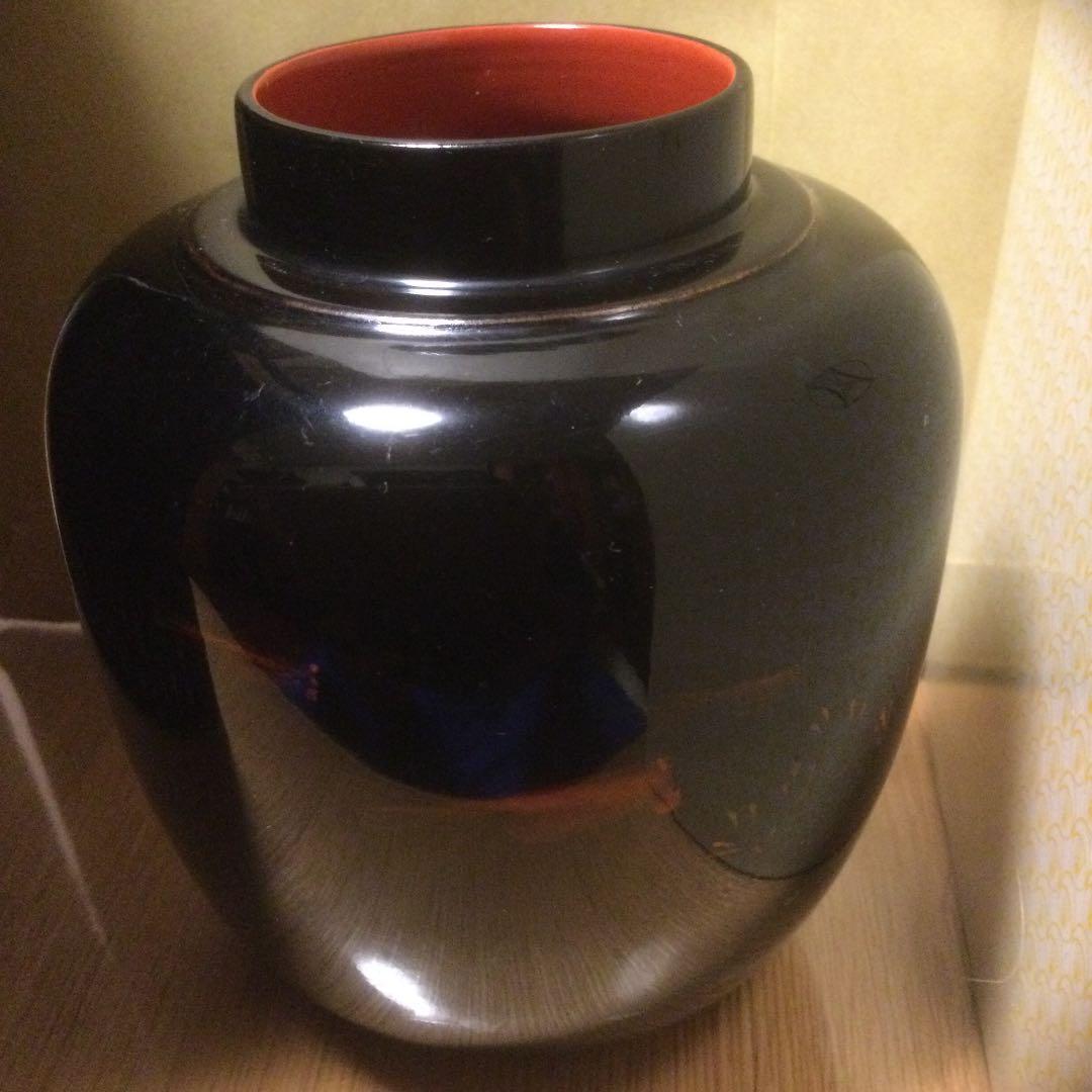 茶器、中国福建省産黒漆小壺