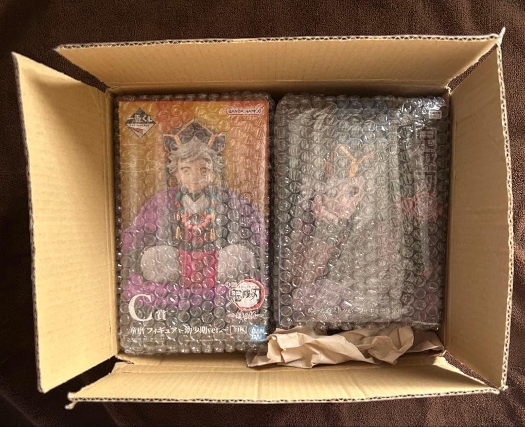 鬼滅の刃　くじ　姉の仇　童磨　C賞&ぬーどるストッパーフィギュア　童磨　セット