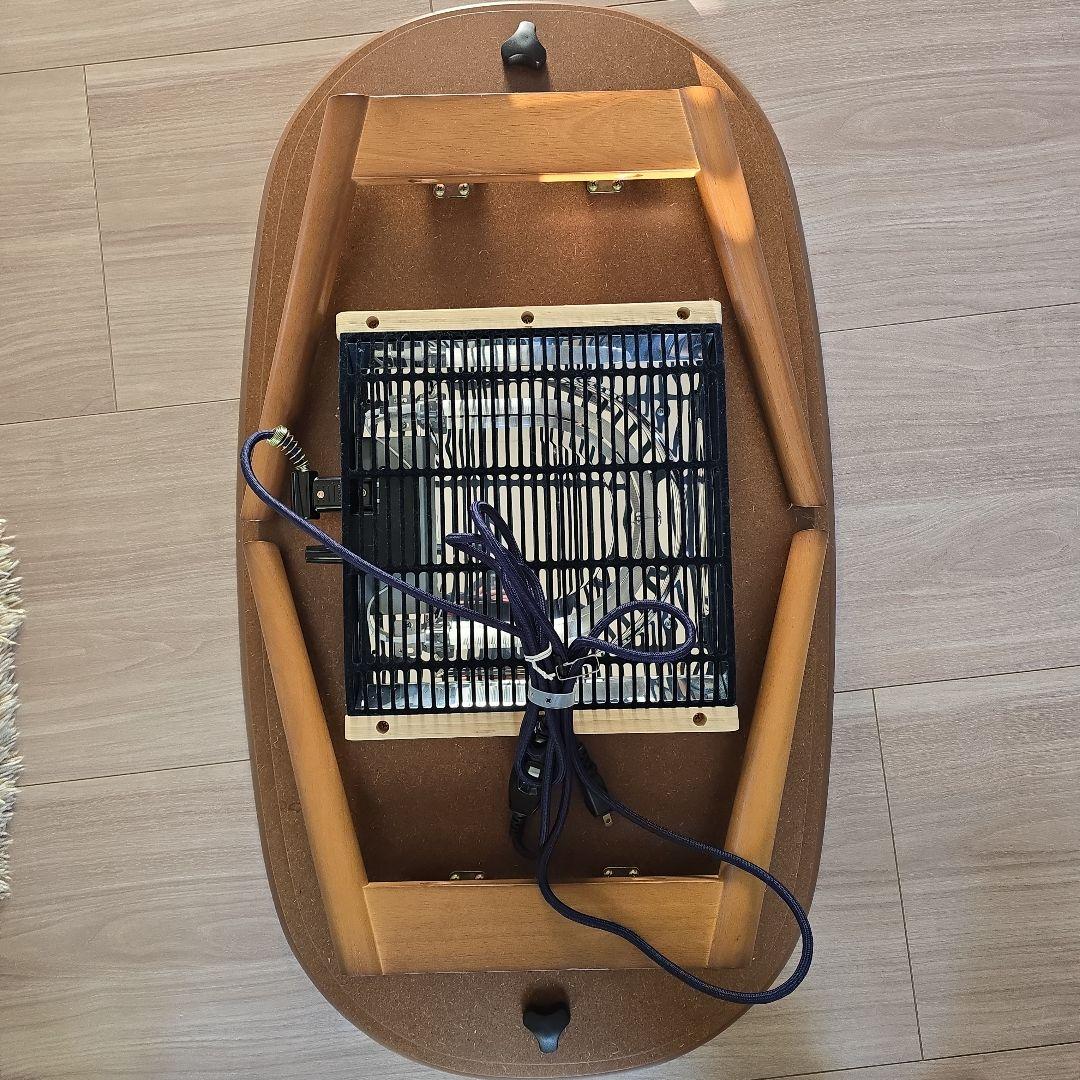 ニトリ 折れ脚カジュアルこたつ 木目調 幅90×奥行50×高さ35.5cm