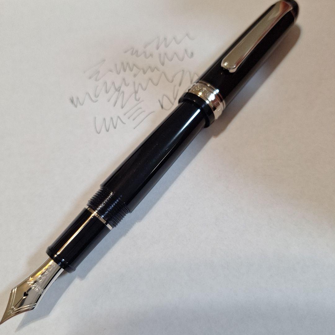 極細 センチュリーロジウム 万年筆