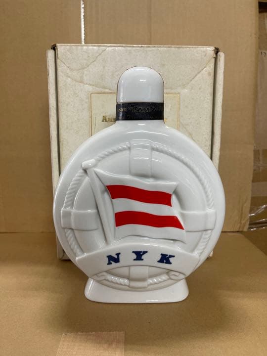 未開栓サントリーウイスキー NYK 陶器日本郵船 100周年記念ボトル箱有り