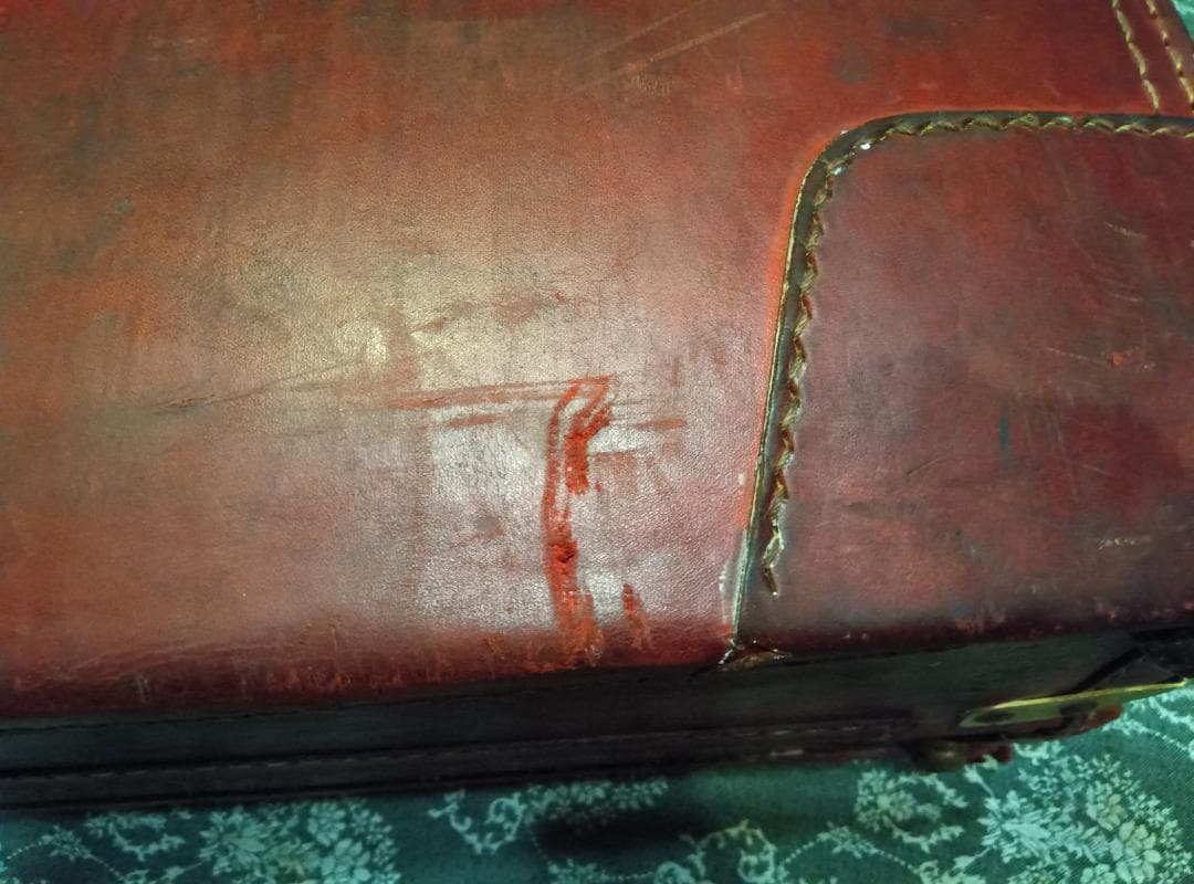 本革製ビンテージトランク