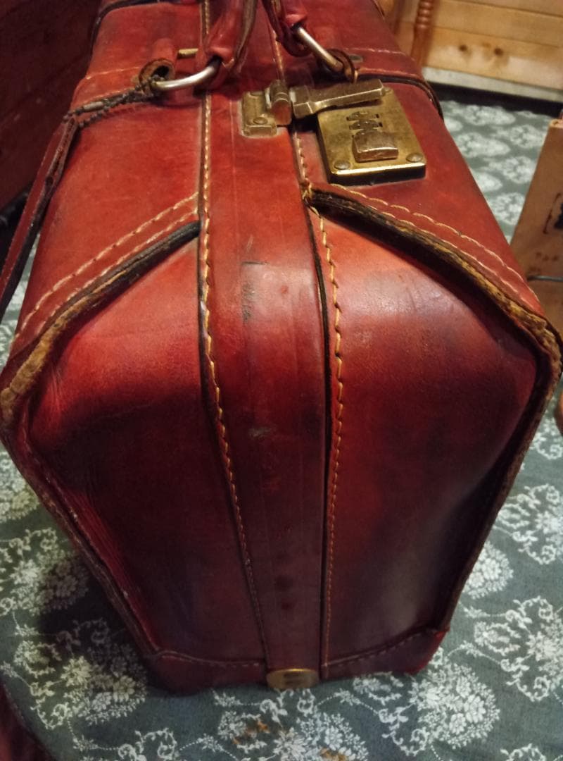 本革製ビンテージトランク