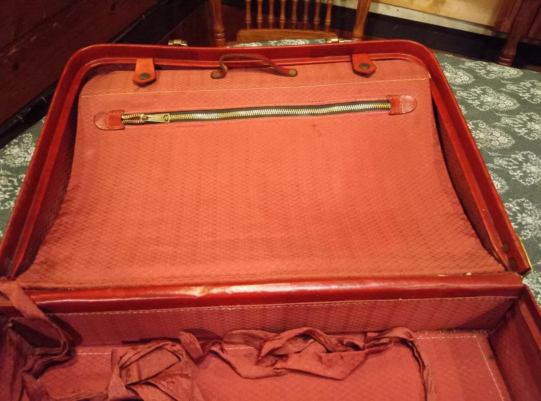 本革製ビンテージトランク