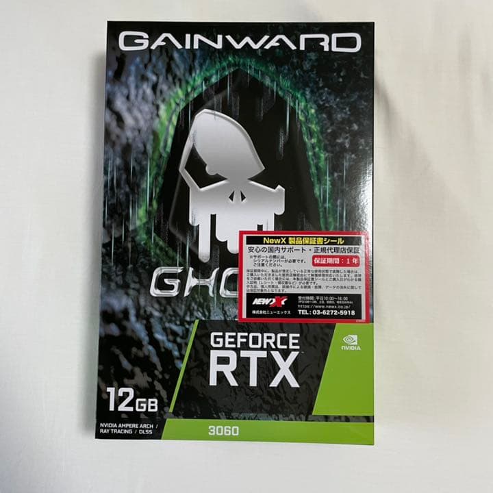 グラフィックボード・グラボ・ビデオカード Gainward GeForce RTX3060 Ghost 12g GDDR6