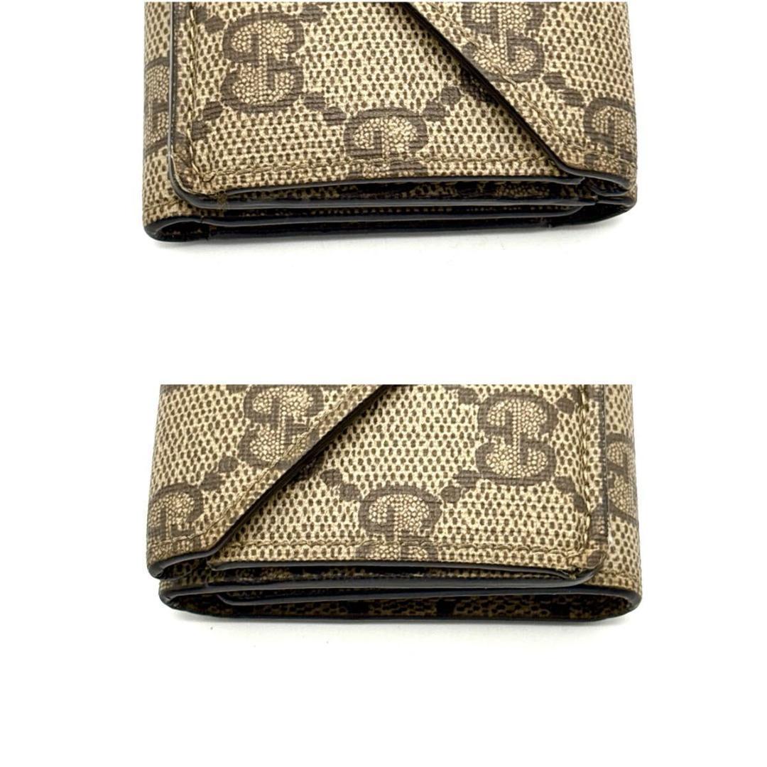限定品◆極美品◆BALENCIAGA GUCCI 三つ折り財布 ベージュ