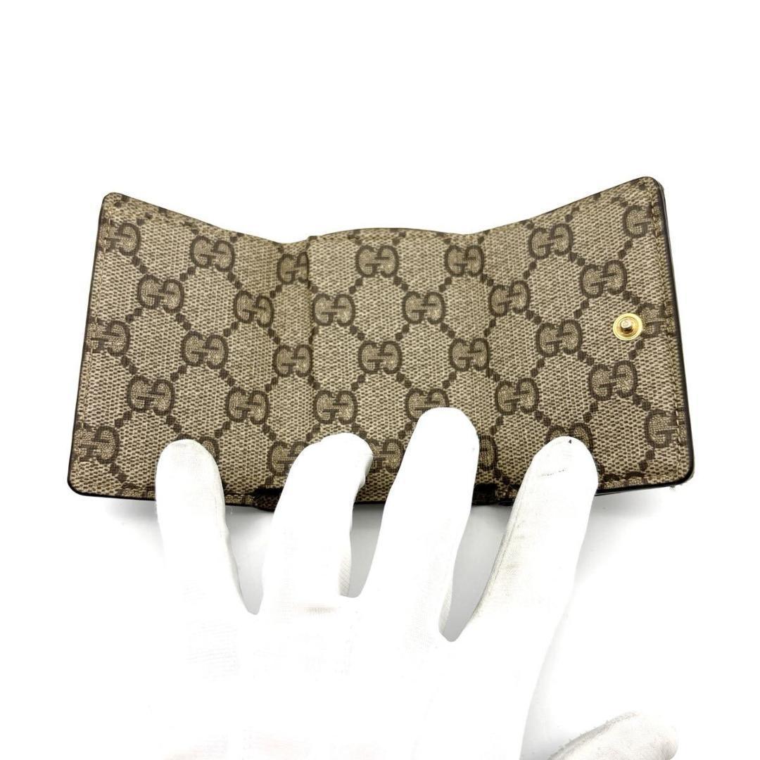 限定品◆極美品◆BALENCIAGA GUCCI 三つ折り財布 ベージュ