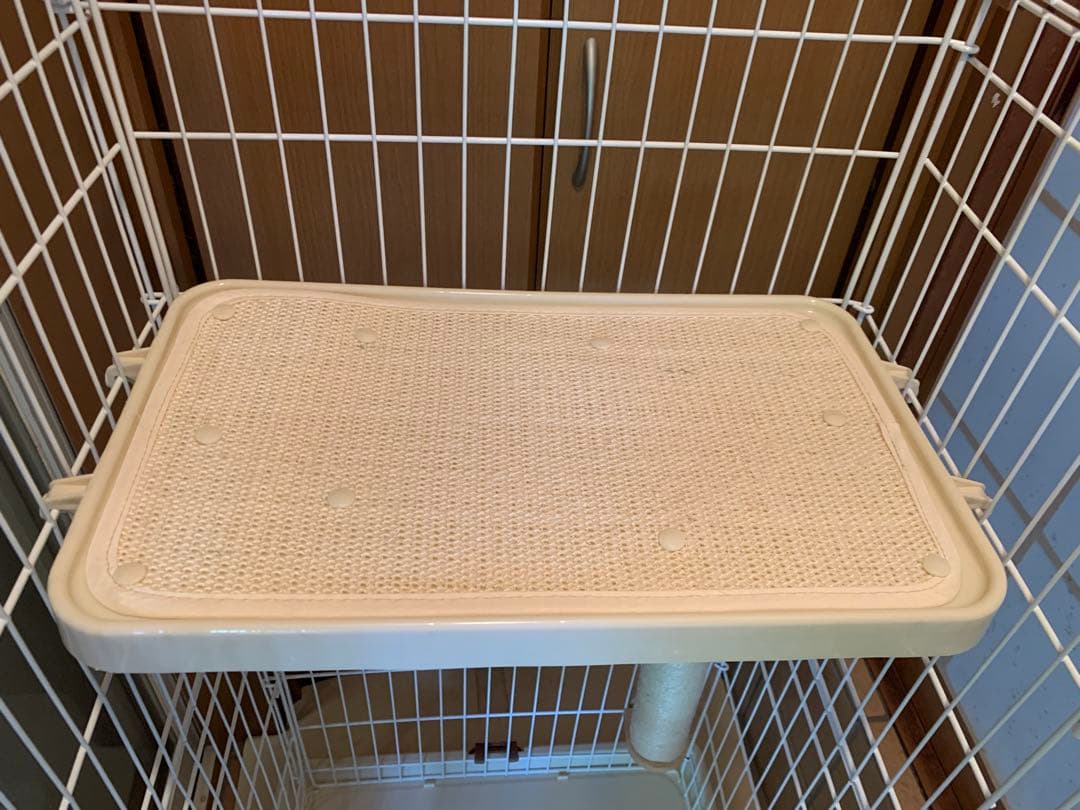 ホワイト 3段キャットケージ