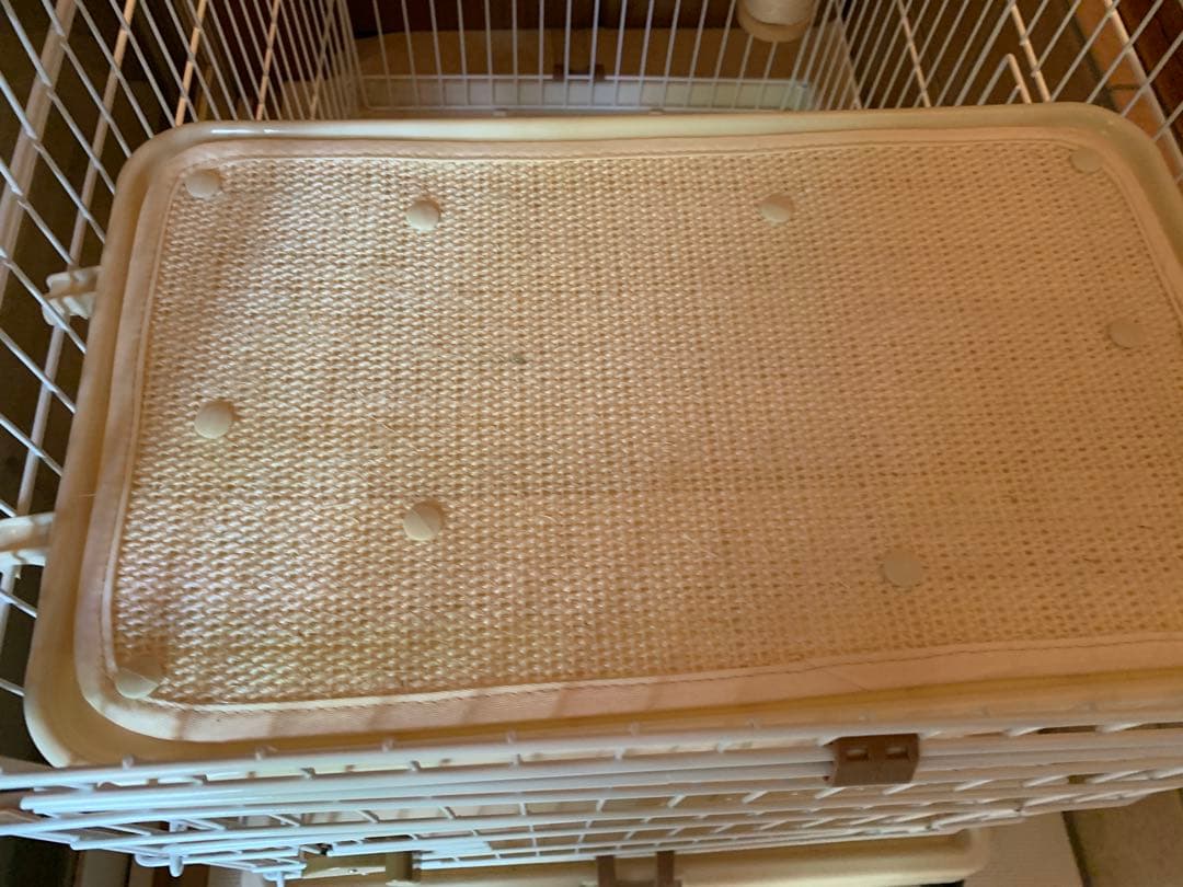 ホワイト 3段キャットケージ