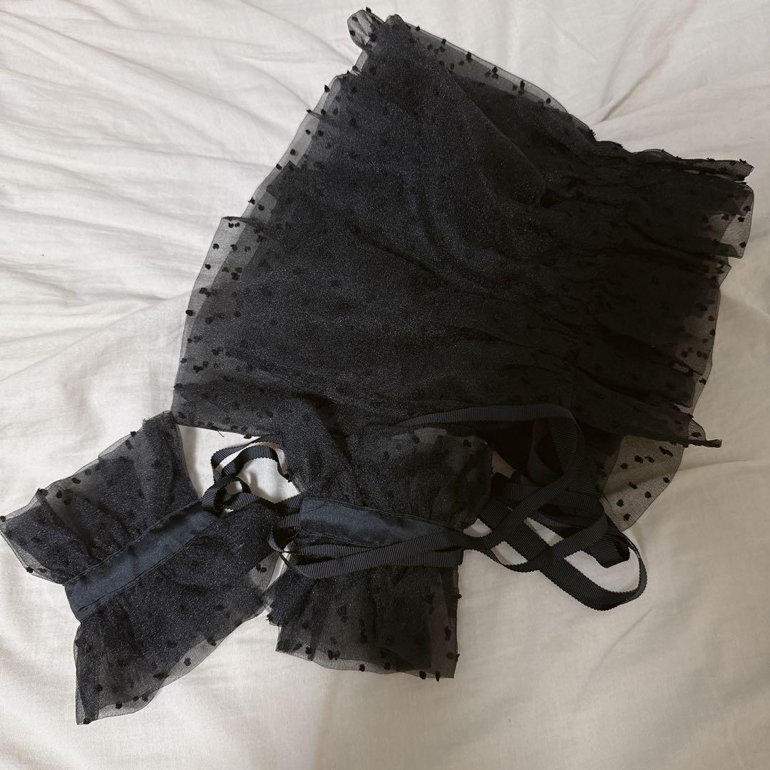 【しき】マルチウェイ チュールフリル付き パーティー オケージョンドレス