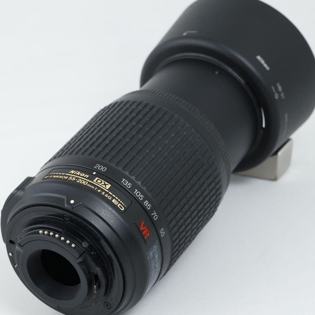 195★ ニコン用 NIKON用 望遠レンズ AF-S55-200VR