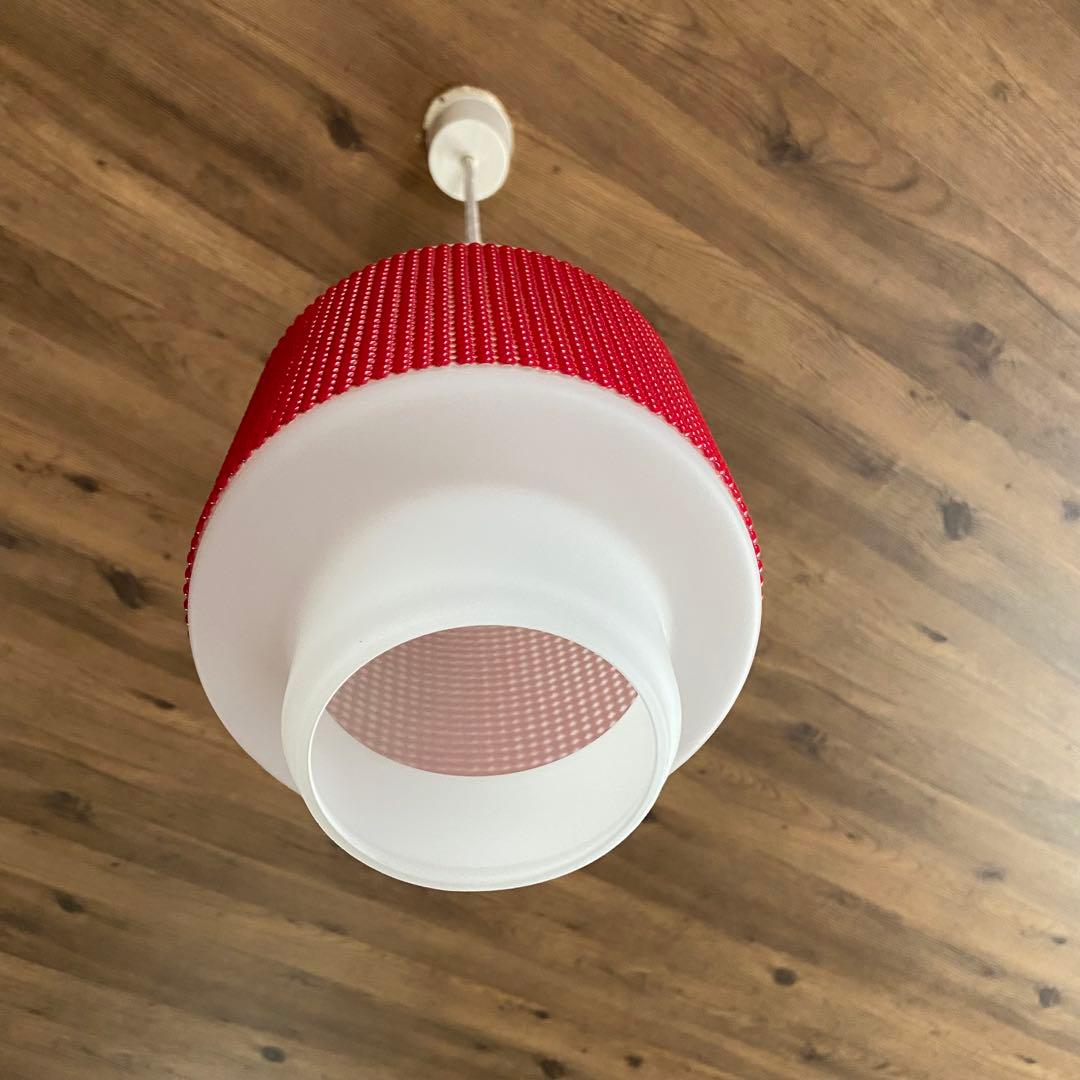 昭和レトロ　ペンダントライト　ナショナル　天井照明　乳白ガラス