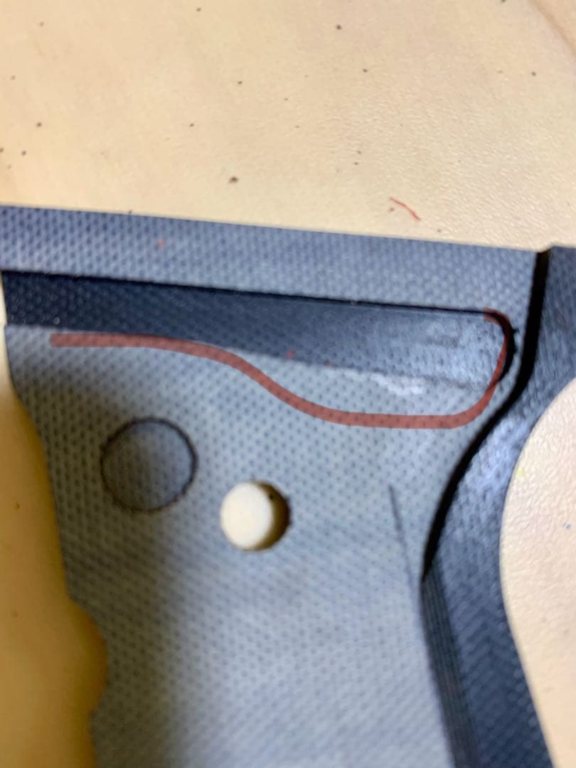 新品 ベレッタ M9 、M92F 、M9A1 G10素材グリップサムライエッジ風