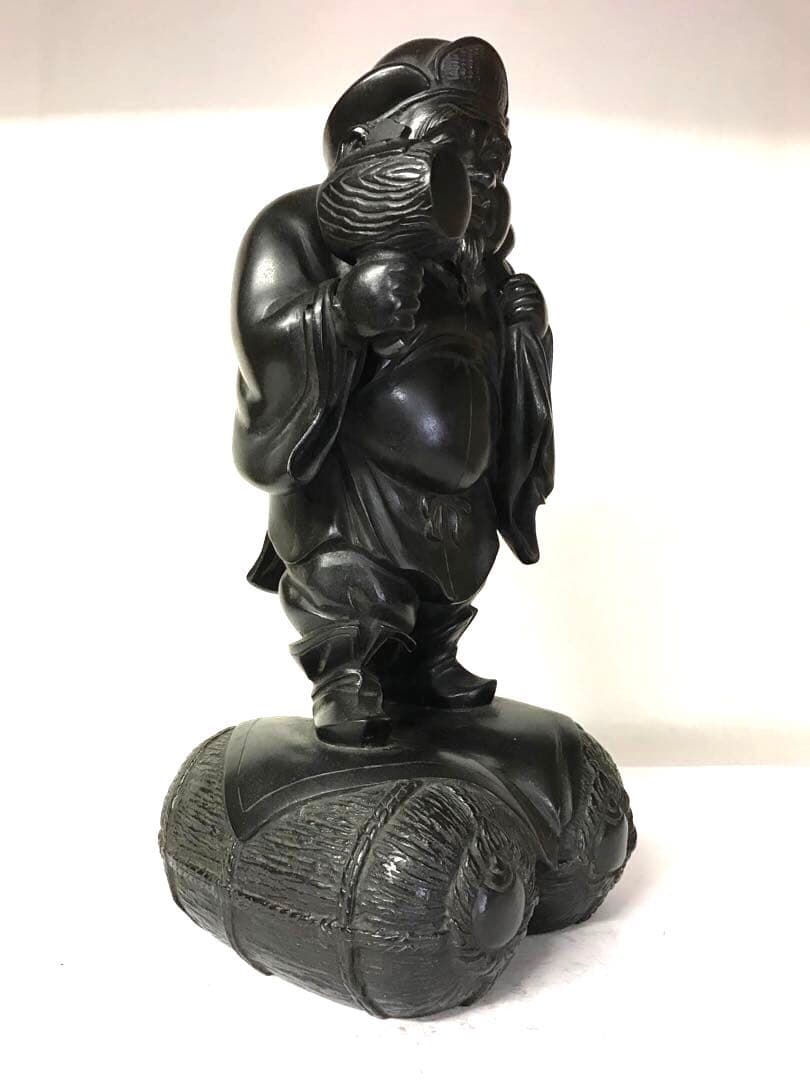 銅器:二俵大黒天置物