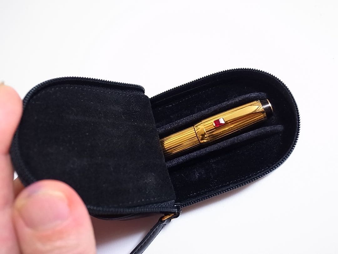 Montblanc モンブラン　革製　ペンケース　ペンポーチ　ボエム用　3本差