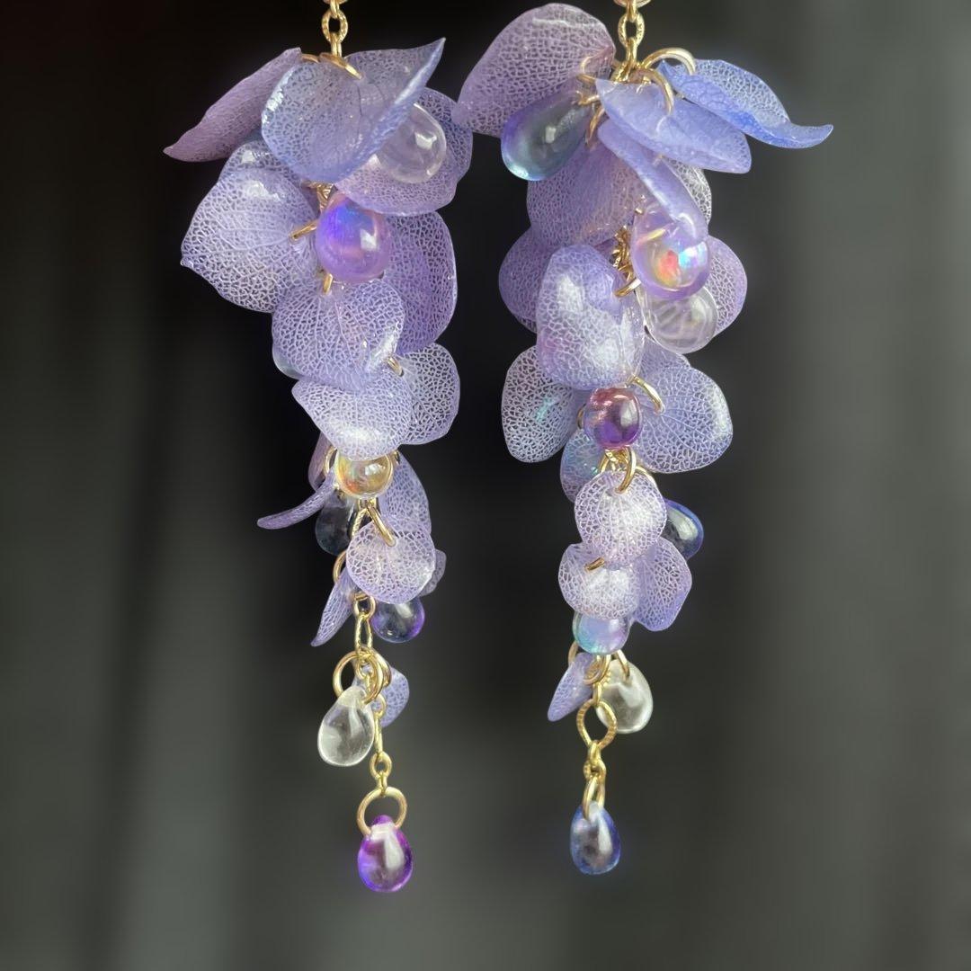 りん5ページ　ハンドメイドイヤリング4点