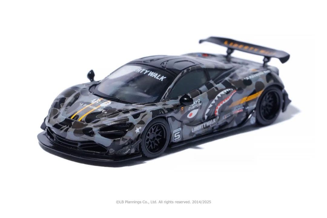 ミニカー BAPE MINI GT LBWK ABC CAMO MCLARREN 720S