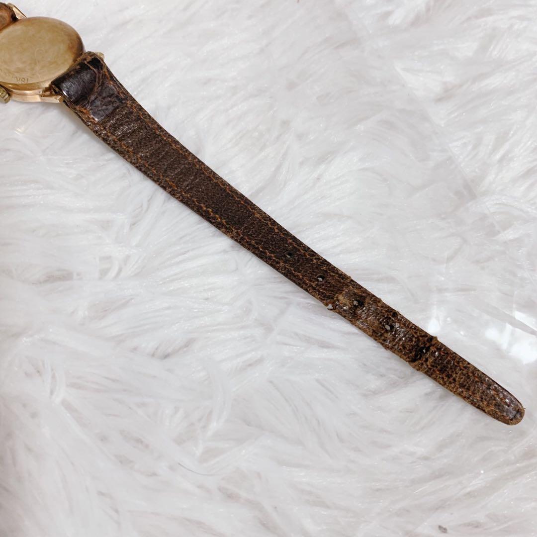 【動作未確認】BULOVA21 エルヴィン 腕時計 K18ゴールド レディース