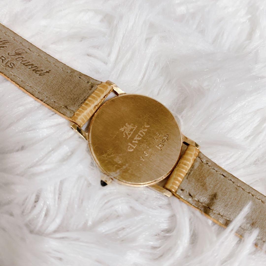 【動作未確認】BULOVA21 エルヴィン 腕時計 K18ゴールド レディース