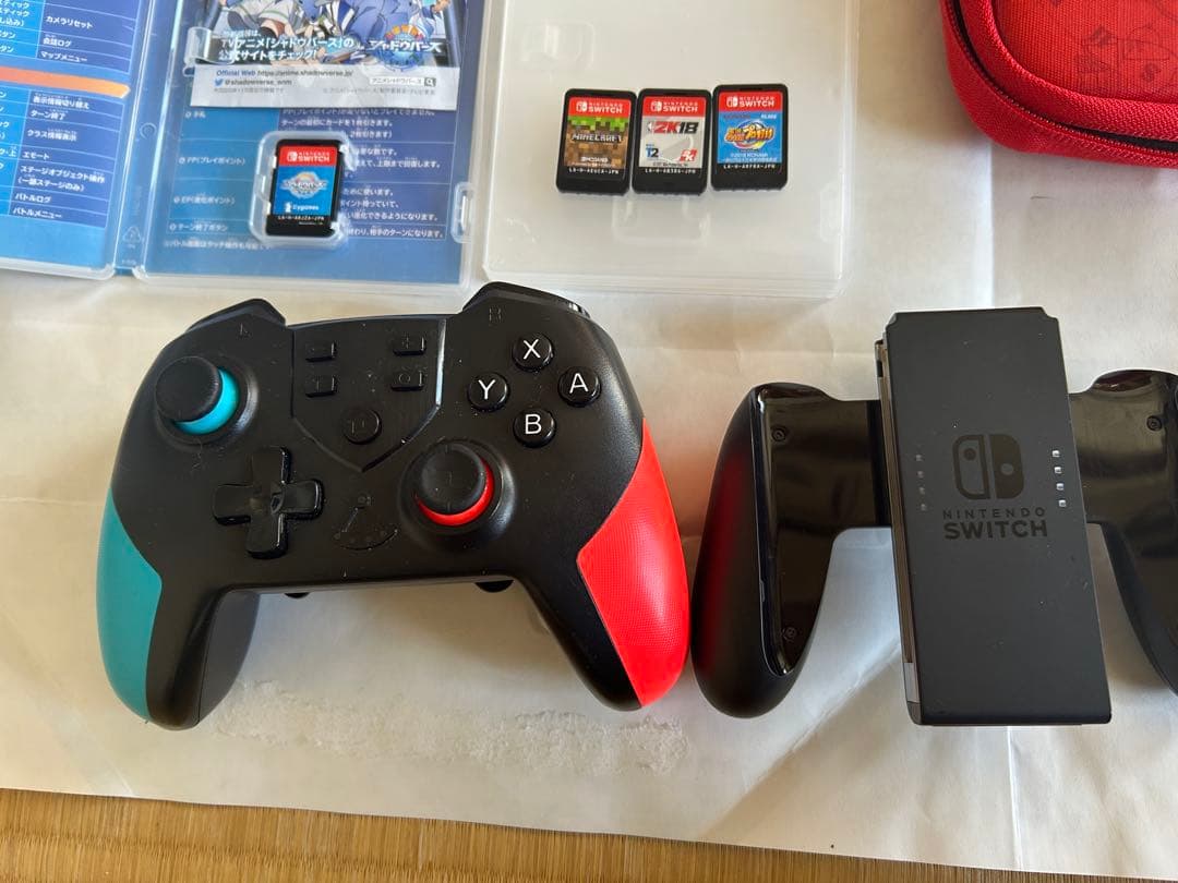 【断捨離Nintendo Switch 青/赤 本体写真についてるものになります