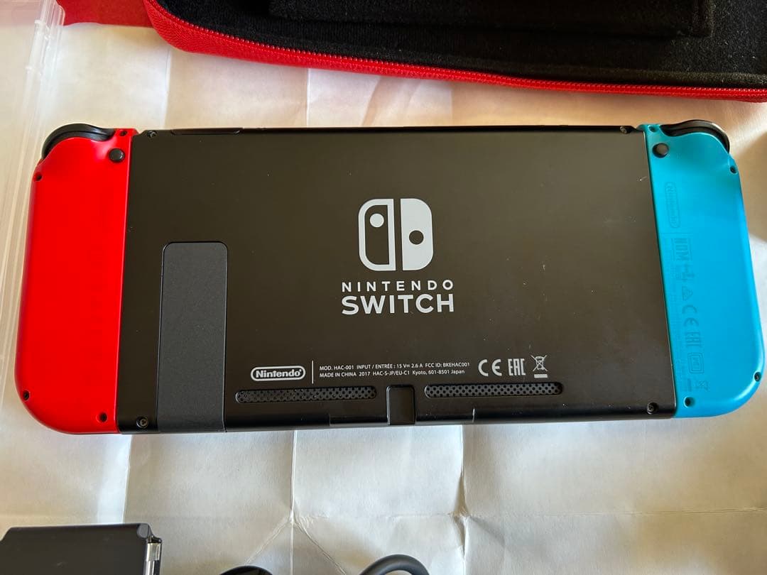 【断捨離Nintendo Switch 青/赤 本体写真についてるものになります