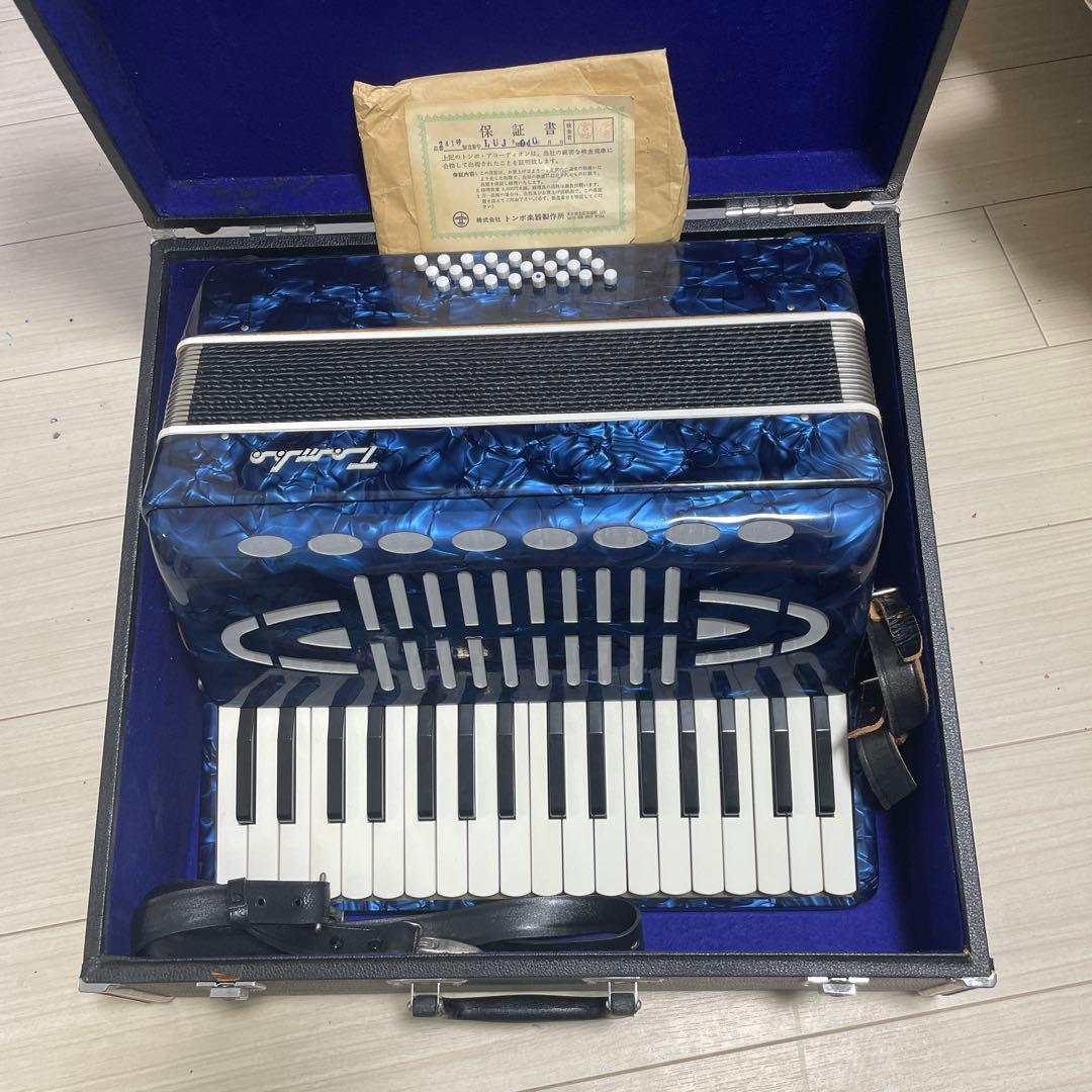 トンボ アコーディオン No.241 STEEL REEDS「ケース付き」