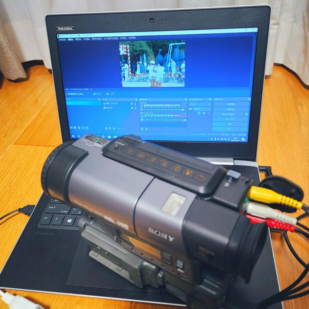 【動作確認済】SONY Hi8 高画質 ビデオカメラ CCD-TR3000 一式