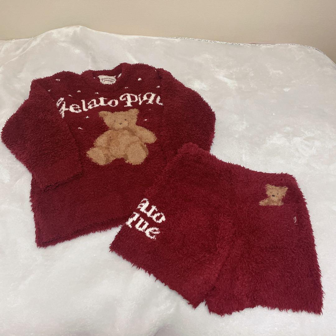 ジェラートピケホリデージェラートスノーベアジャガードプルオーバー＆ショートパンツ