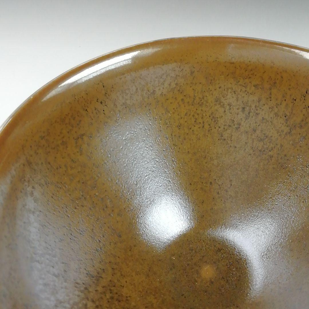 Ｔ９０８　茶碗　『灰被　天目茶碗』『桶谷定一 作』　共箱　抹茶碗　茶道具