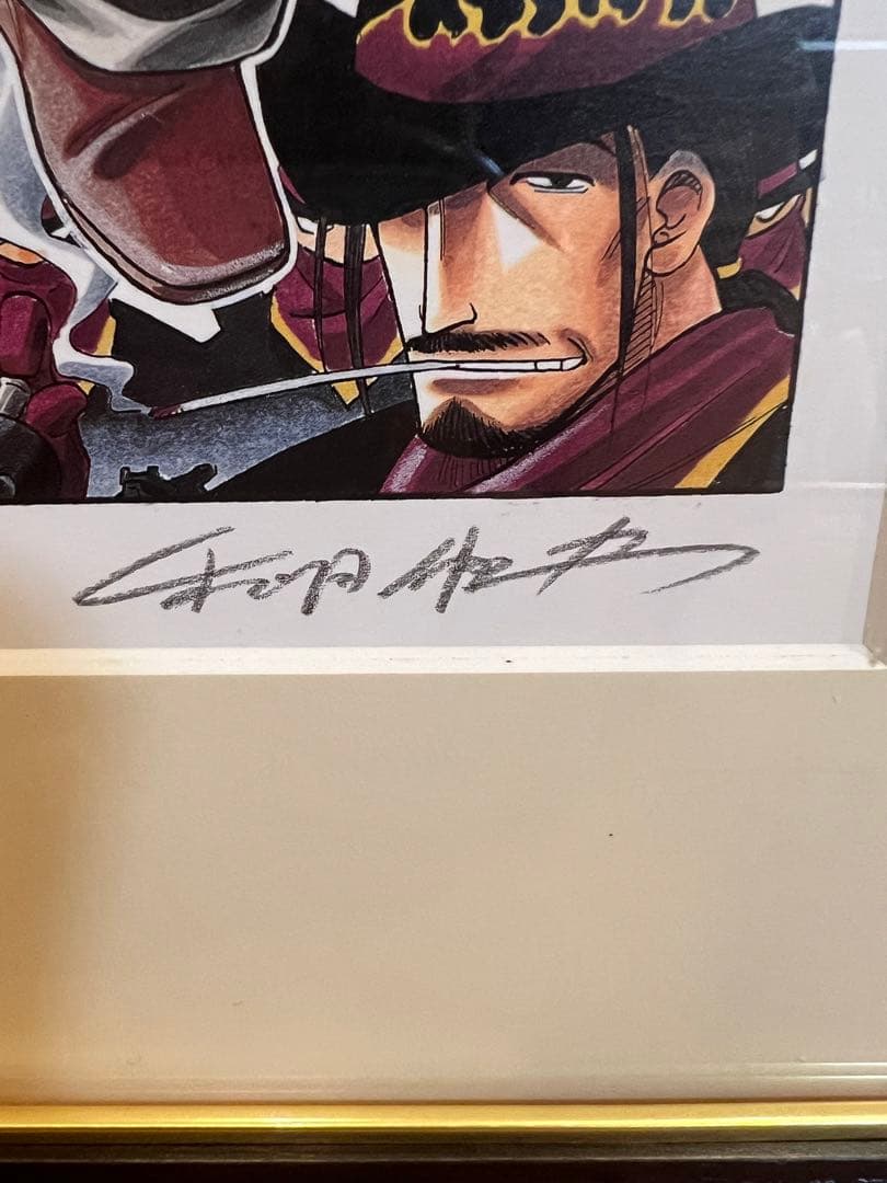 GUN BLAZE WEST 和月伸宏　直筆サイン　複製原画