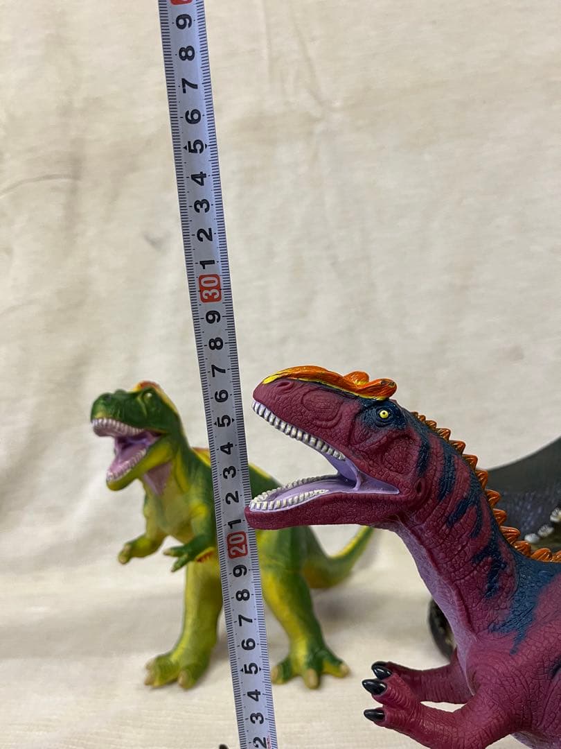 大型　7体フィギュア　恐竜　ワニ　ソフビ　【匿名配送】　フェバリットコレクション