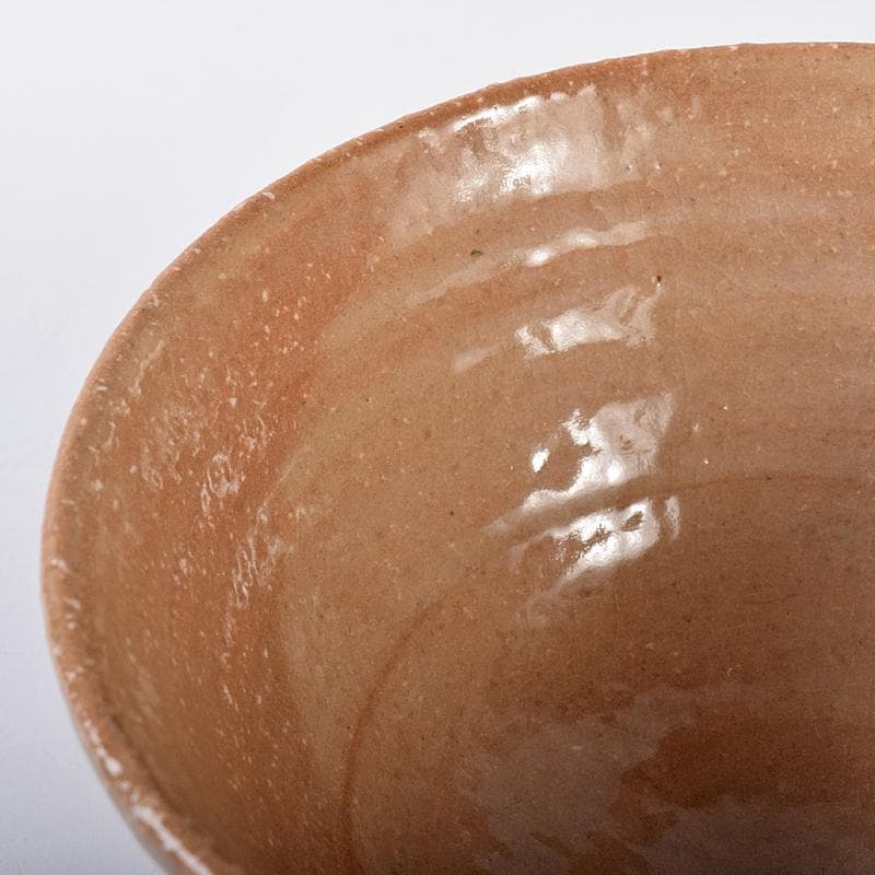 萩焼　十代　三輪休和（休雪）造　茶碗　鵬雲斎自筆極め箱二重箱　M　R8259