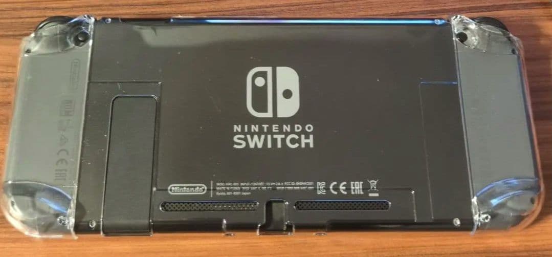 レ*ン様 Nintendo Switch 本体 グレー (透明カバー付き)