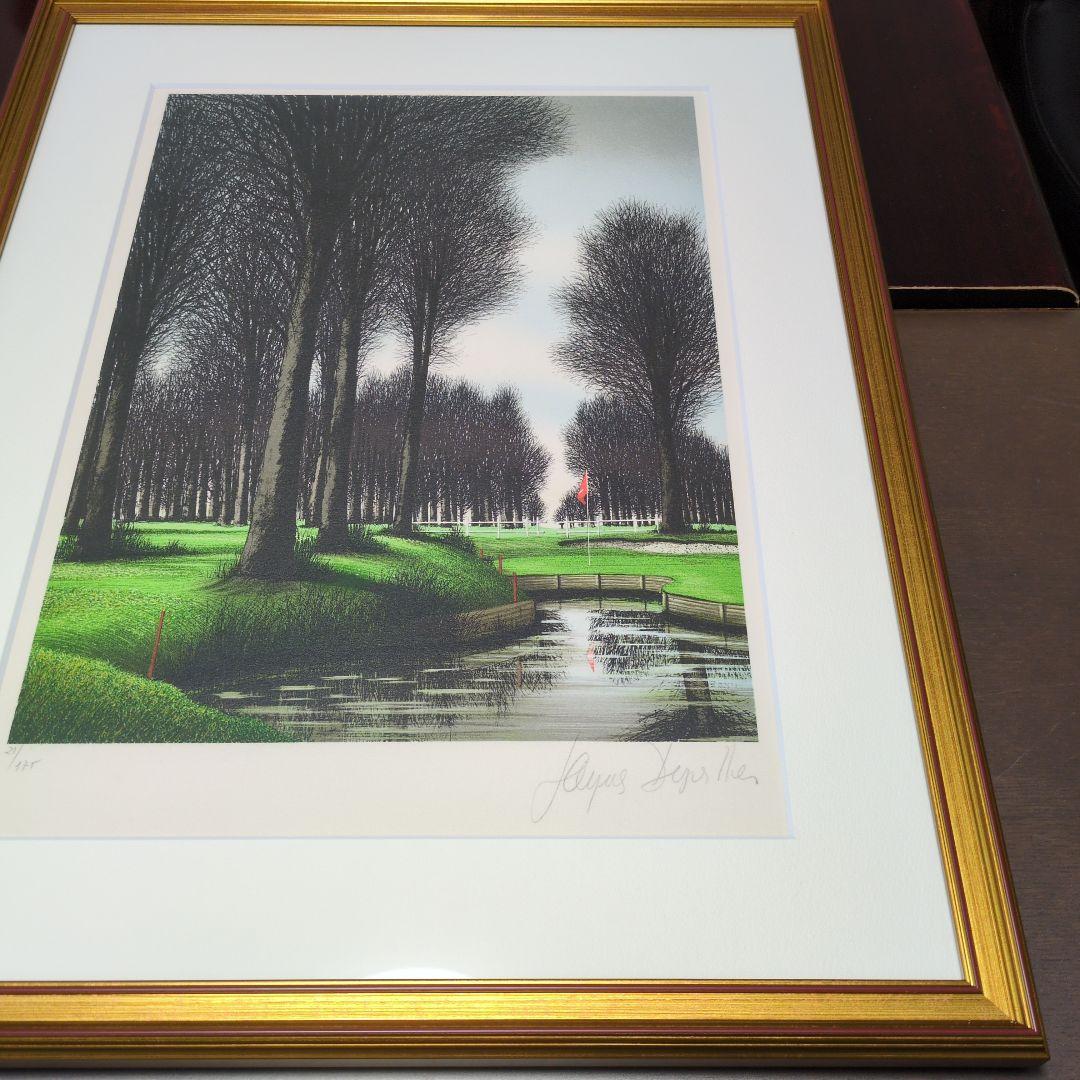 ジャック デペルト 新品・未使用 リトグラフ額付 版画 サイン・エディション有