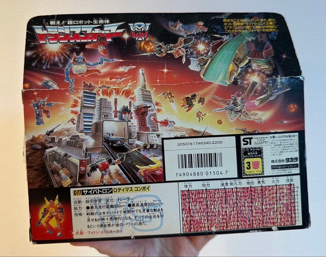 タカラ トランスフォーマー C-77 ロディマスコンボイ サイバトロン
