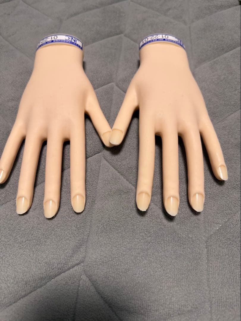 JNEC認定モデルハンド　本番用　手型右手左手2つセット　新品未使用