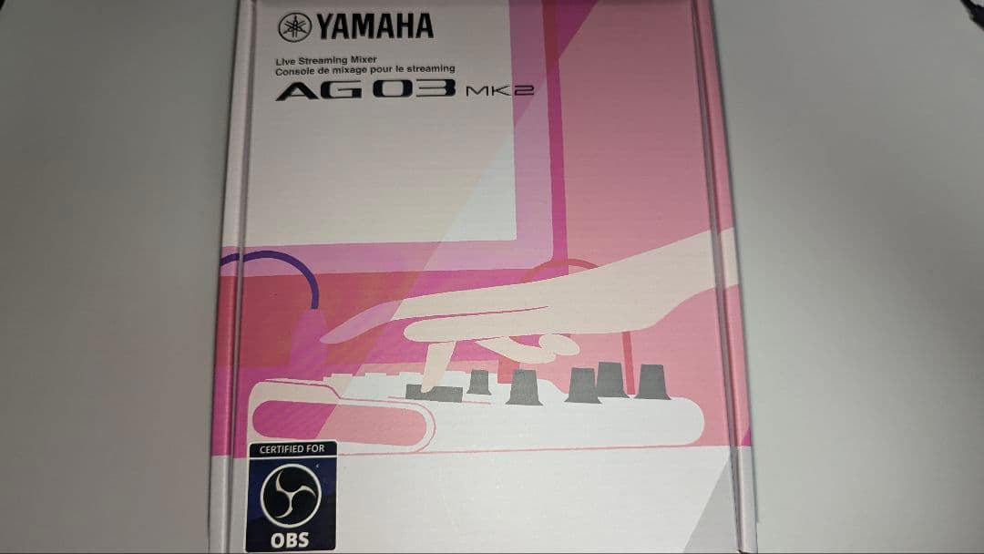 YAMAHA AG03 MK2 オーディオミキサー