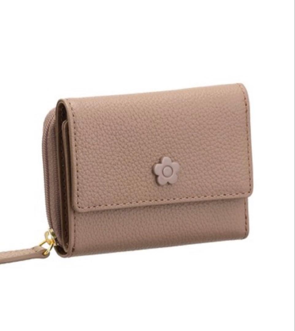 MARY QUANT ペインティングデイジー　ミニウォレット