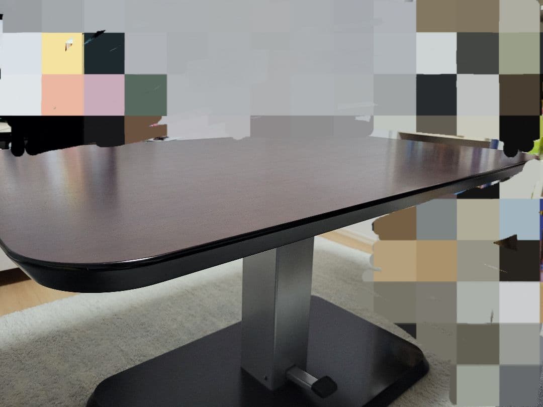 【ニトリ】昇降式テーブル 1200T DBR ダイニングテーブル