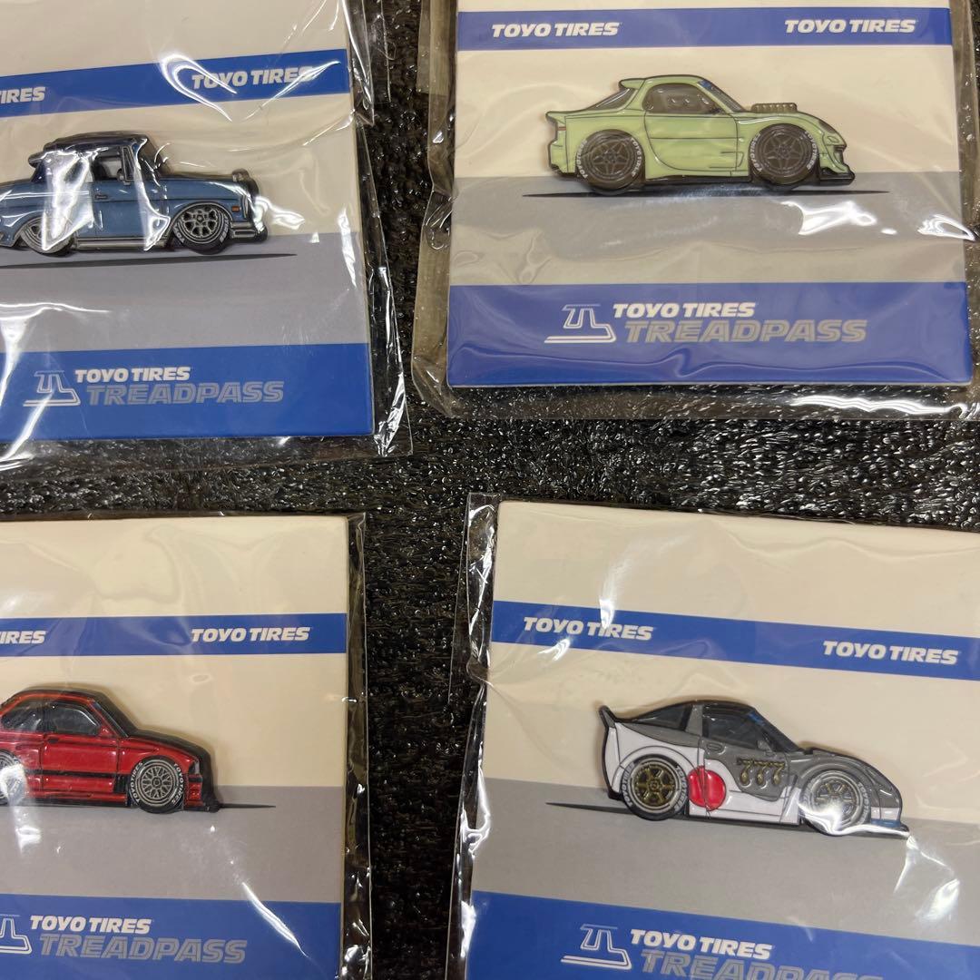 非売品トーヨータイヤピンバッジ 17個☆限定版ラスベガスSEMA show