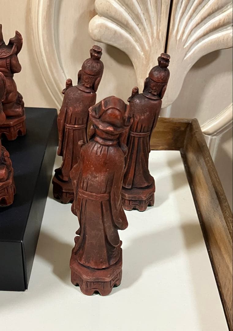 ヴィンテージ　中国の富の神　樹脂像　フィギュア　ゲーム用ピース？