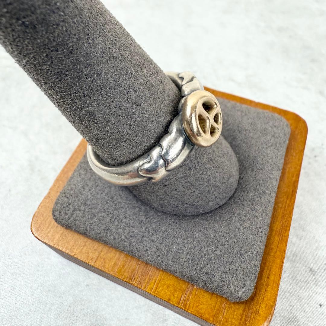 BO'S GLAD RAGS ボーズグラッドラグス ピースサインリング シルバー